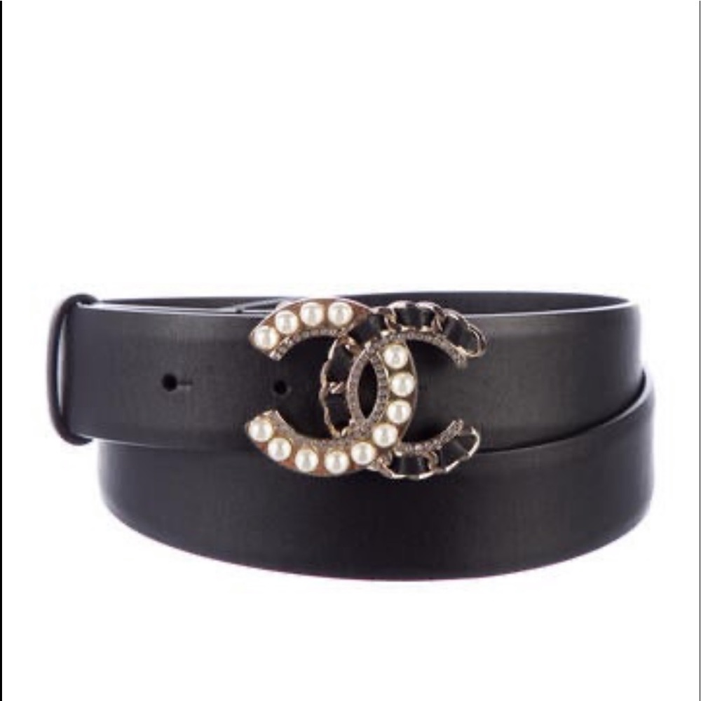 Chanel 2019 interlocking CC logo belt